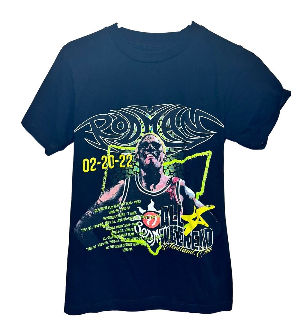 2022 Limited Dennis Rodman All-Star Weekend T-shirt Size Small